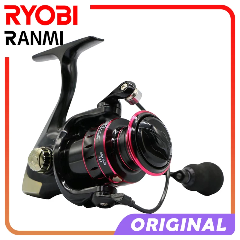 RYOBI RANMI HK Spinning Reels 8KG Max Drag 5.2:1 High Speed Metal Spool  Saltwater Freshwater Fishing Reel Reels For Spinning