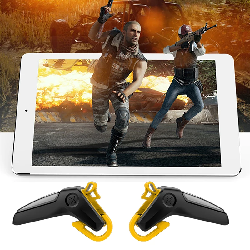 1 Pair Mobile Phone Gaming Accessories for PUBG Trigger Game Controller Joystick Aim Shooting Key Button for IOS Android Gamepad 