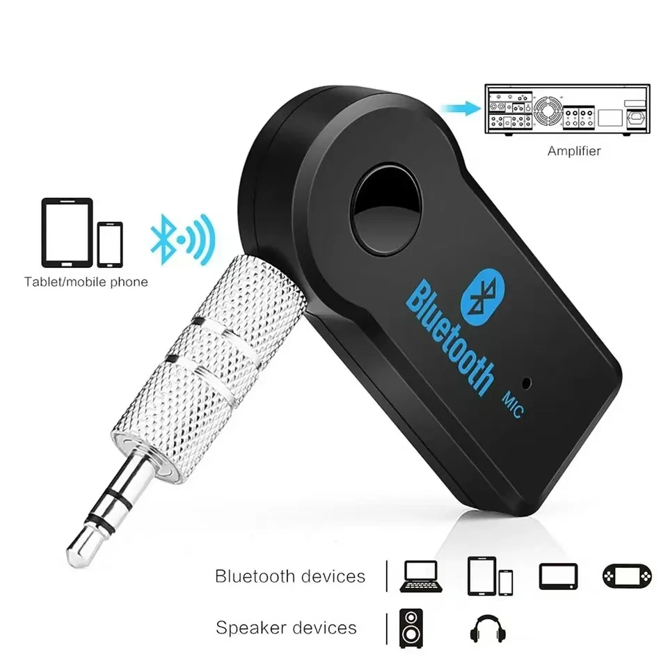 Bluetooth Receiver Bluetooth 5.0 Audio Receiver Mini Stereo AUX USB for PC Headphone Car Handfree Wireless Adapter