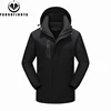 2024 Men Spring Outdoor Leisure Solid Detachable Hooded Jacket Men Autumn Waterproof High-Quality Design Jacket Male Coat 8XL 4