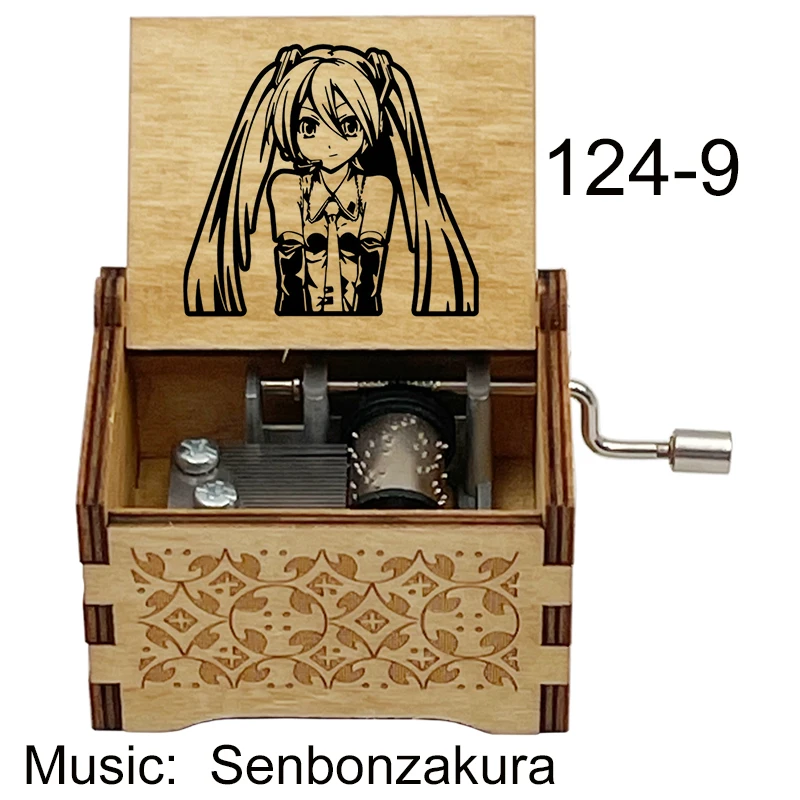 music Senbonzakura One Thousand Cherry Trees hand music box game fans new year Christmas gift home office decoration