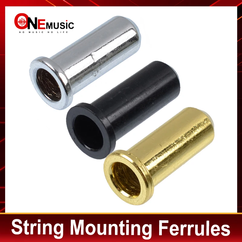 Electric Bass Guitar String Mounting Ferrules Bushing Bass Bridge String retainer 4pcs
