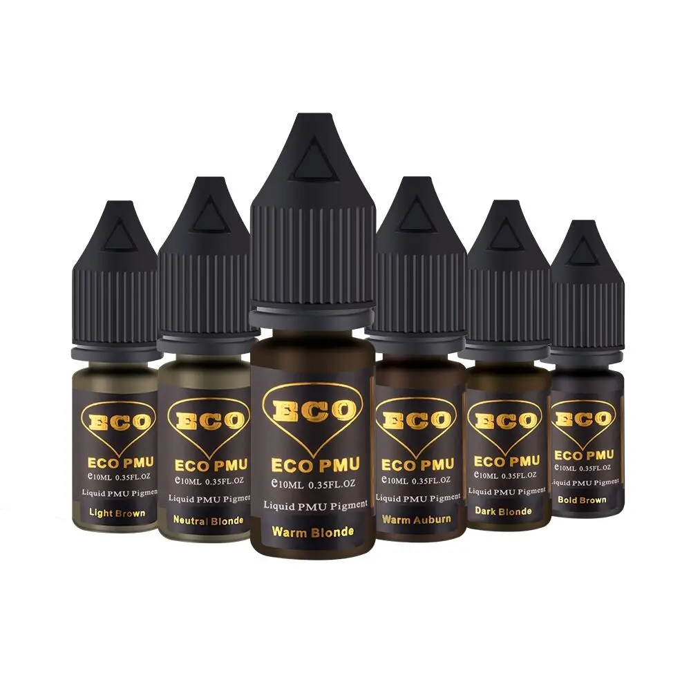 REACH Certified ECO PMU Liquid Hybrid Eyebrow Pigment For Permanent Makeup and Microblading tattoo ink tattoo ink pigment