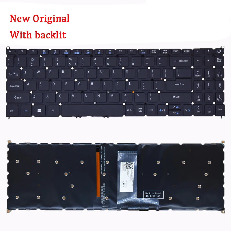 

New Genuine LAPTOP Keyboard for ACER Swift3 SF315-51G SF315-41 A515-52G A515-54G A515-55G A515-56G N17P4 A315-55G SF315-41G