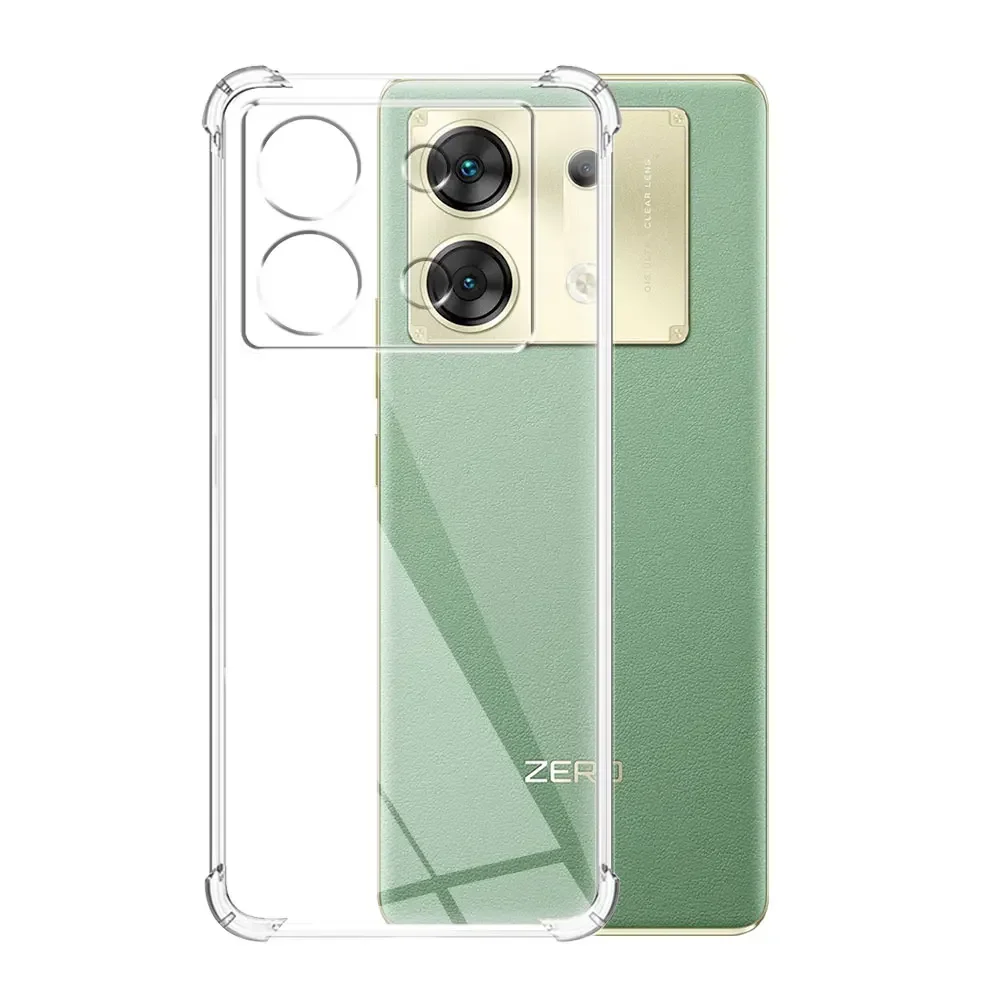 Infinix Zero 30 5G 실리콘 케이스, 부드러운 충격 방지 후면 커버, 투명 휴대폰 케이스, Zero 30 Funda Coque