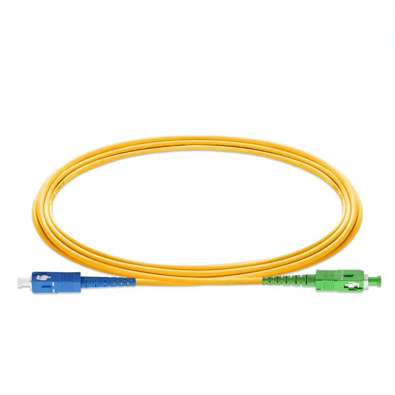 

SC UPC-SC APC Fiber Optic Jumper Cable, 3.0mm, FTTH, Single Mode, Simplex Extension, Patch Cord, D24_a, Free Shipping, 5 Pcs/bag