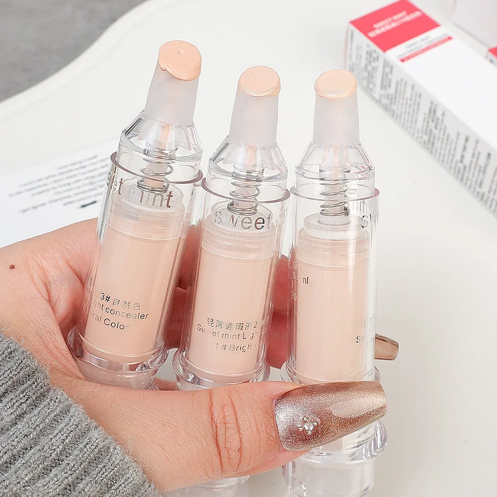 Moisturizing Oil Control Concealer Pen Modify Skin Tone Cover Acne Spots Dark Circles Matte Foundation Cream Makeup Cosmetics 5