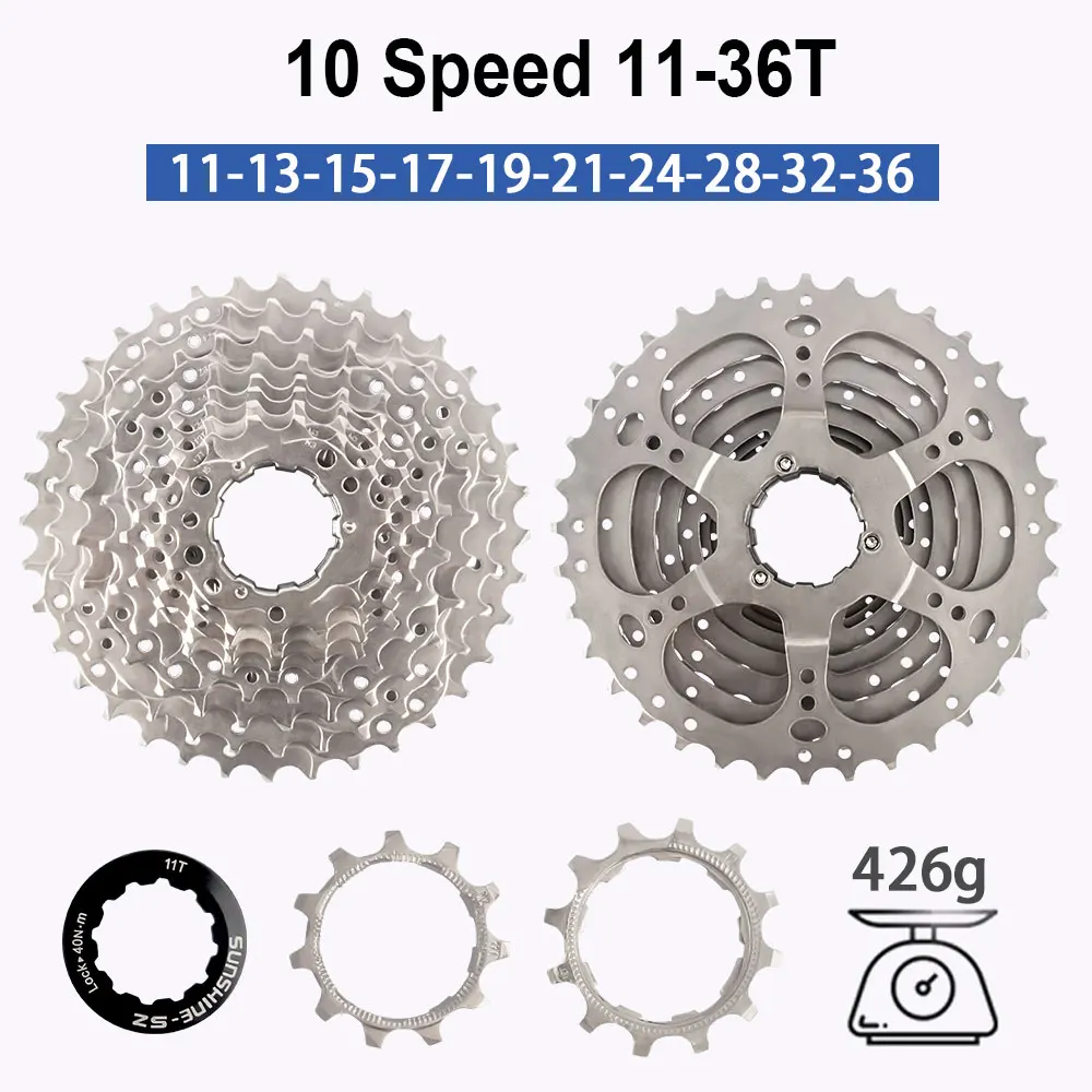 SUNSHINE-SZマウンテンバイクカセット10 11 12スピードmtb K7 40t 42t