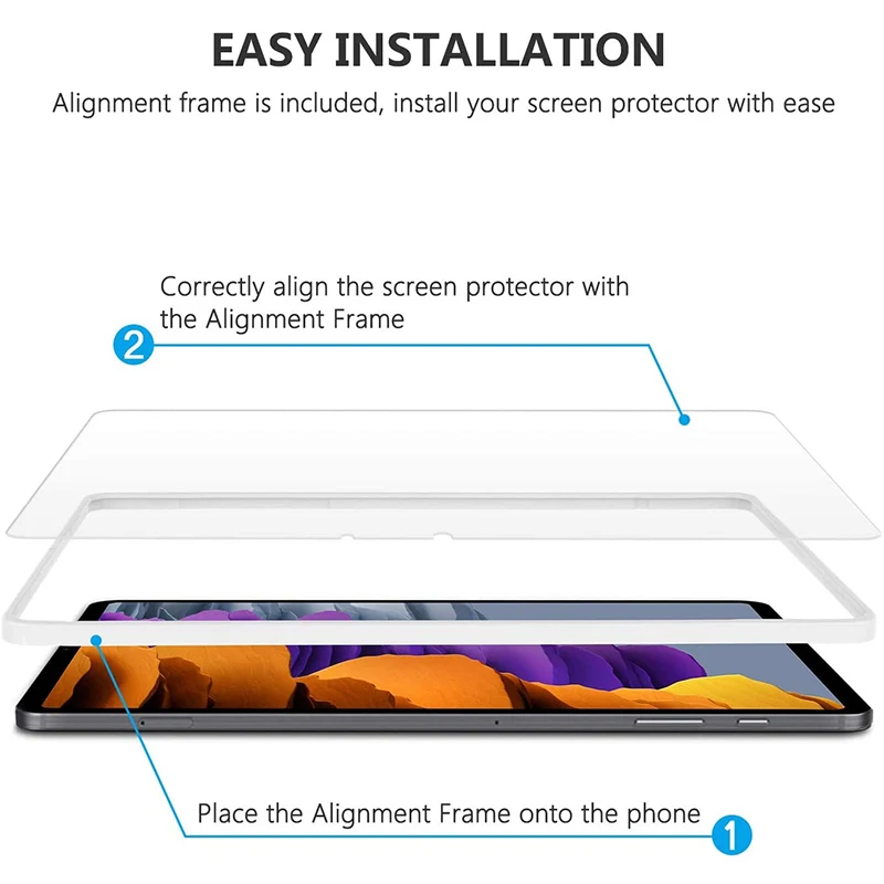Tempered Glass For Samsung Galaxy Tab S7 11'' SM-T870 SM-T875 T870 T875 Screen Protector 9H 0.3mm Tablet Protective Film 3