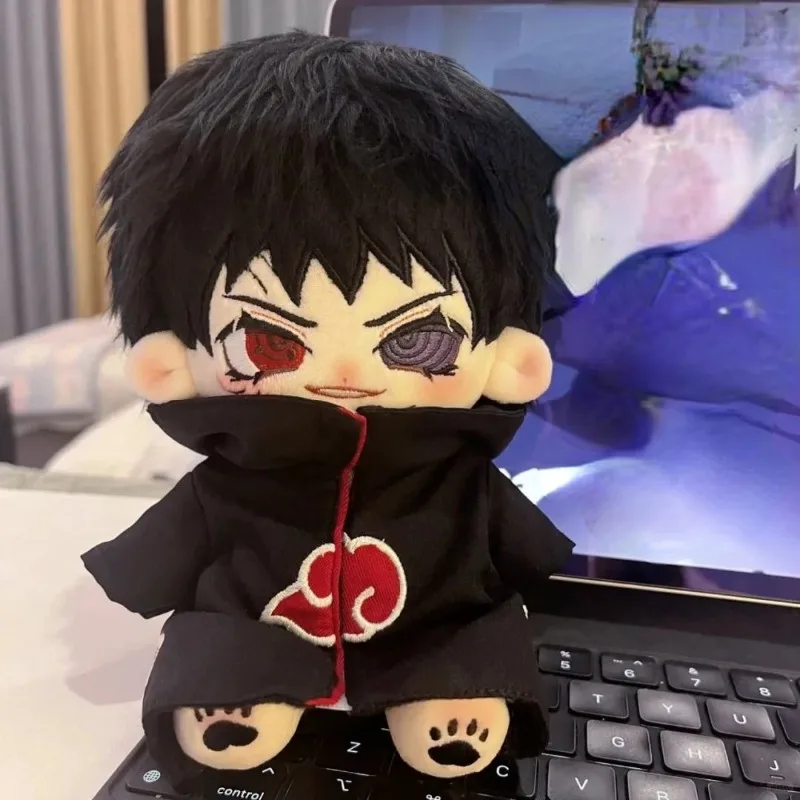 20cm Anime No Attribute Handsome Boy Cosplay Soft Plush Doll Body With Skeleton Dress Up Clothes Plushies Model Toy Figures Gift