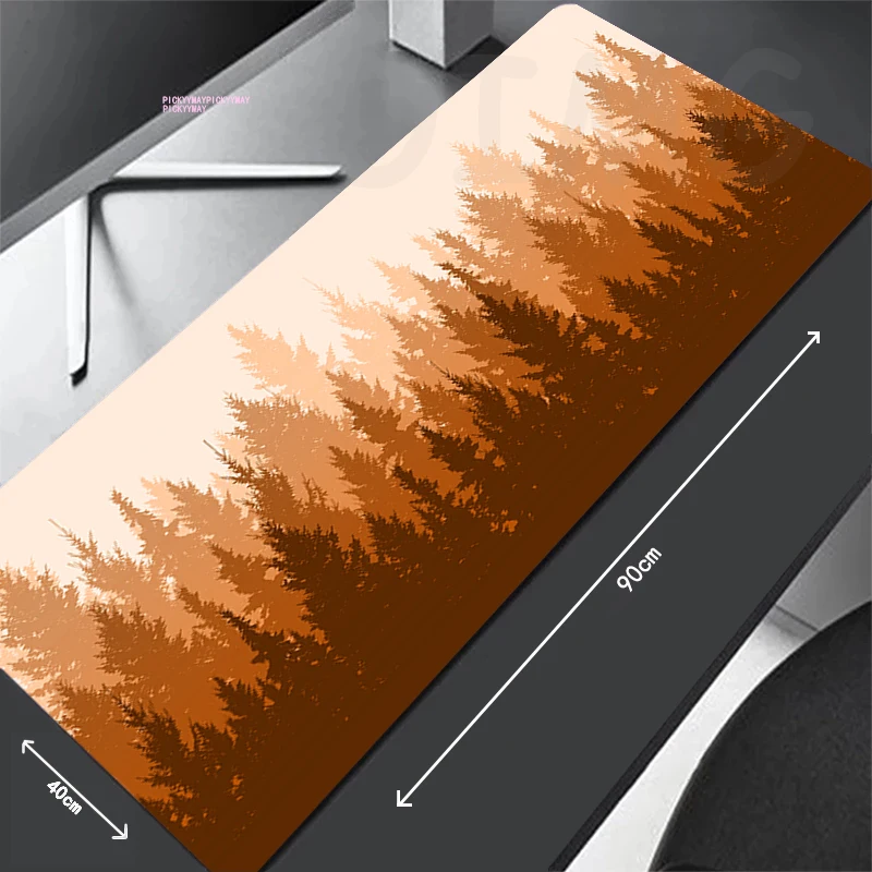 

Forest Design 80x30cm XXL Lock Edge Mousepads Large Gaming Mousepad Keyboard Mats Mouse Mat Beast Desk Pad For Gift Mouse Pads