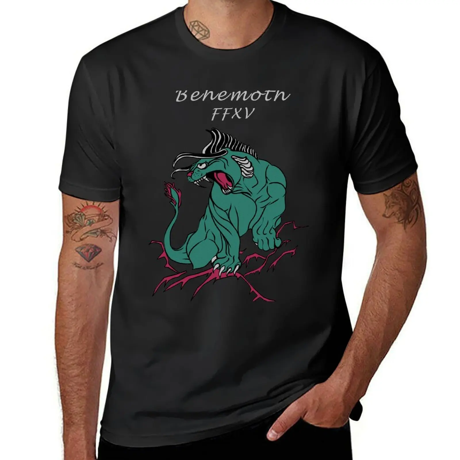 

Футболка Behemoth, футболка с коротким рукавом, летняя одежда, Мужская хлопковая футболка
