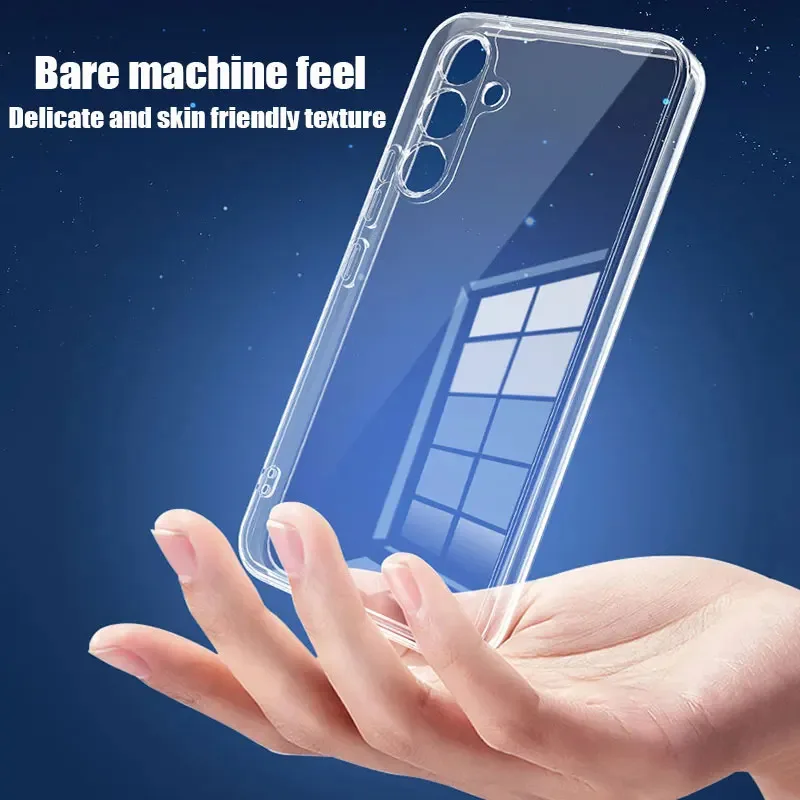 Clear Silicone Transparent Soft Back Cover Case