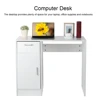 1 Drawer 1 Door Desk Desktop Table 1 Drawer 1 Door Compact Computer PC Laptop Desk Table Workstation Home  Computer Desk 2