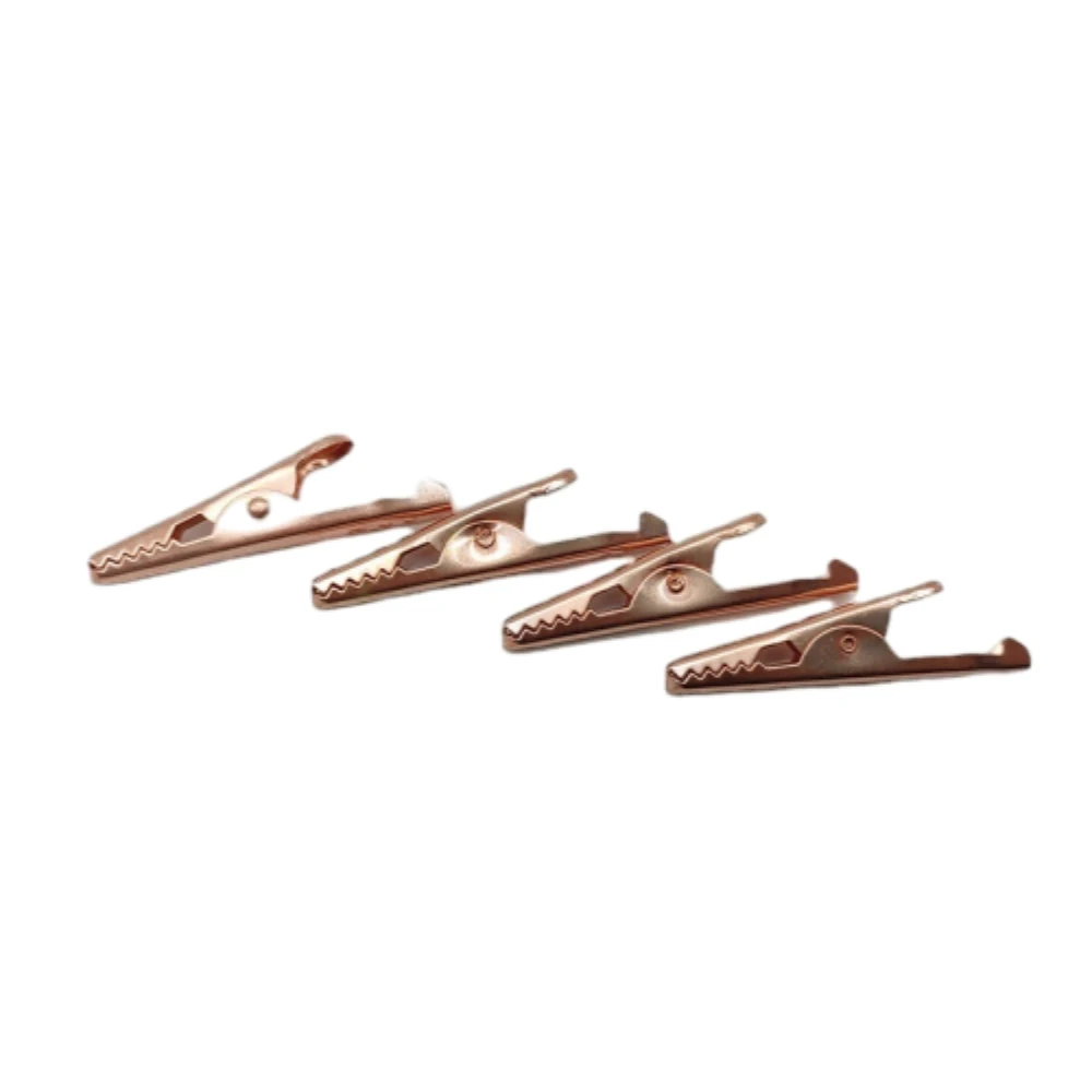 35mm Auto Battery Alligator Clip Pure Copper Crocodile Electrical Clamps Testing Probe Meter Boot 10PCS