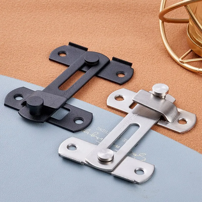 Door Latch Sliding Barn Door Latch Sliding Right Angle Door Latch Bolt Wine Cooler Closet Window Plug Baby Safety