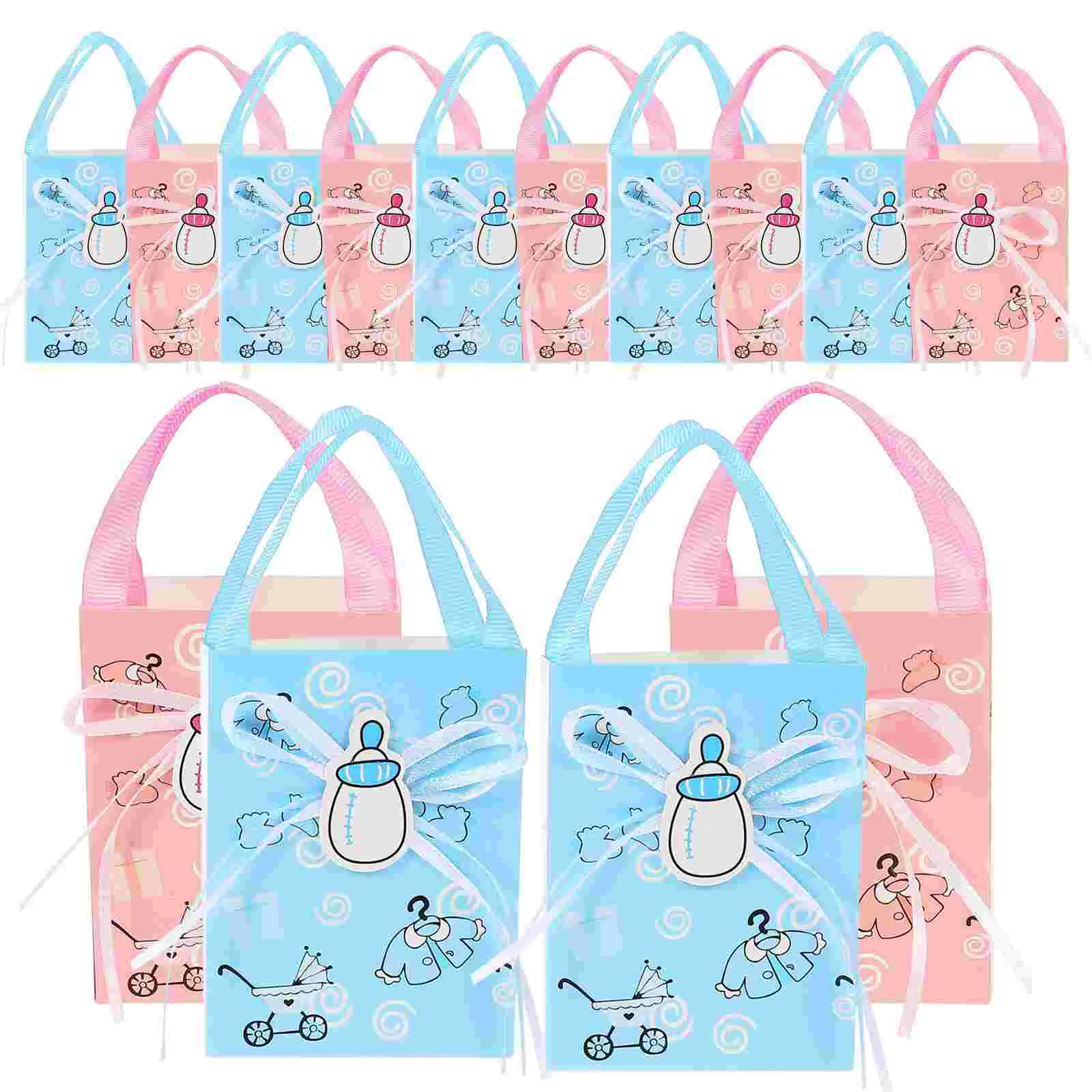 

24 Pcs Candy Box Wedding Boxes Party Favor Paper Bags Mini Wrapping Gift Packaging