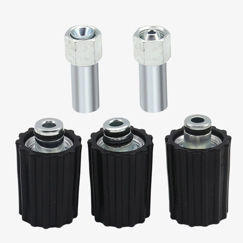 Pressure Washer Quick Fittings, M22 14mm to 3/8 Inch Quick Pressure Washer Hose Adapter, Stainless Steel 3