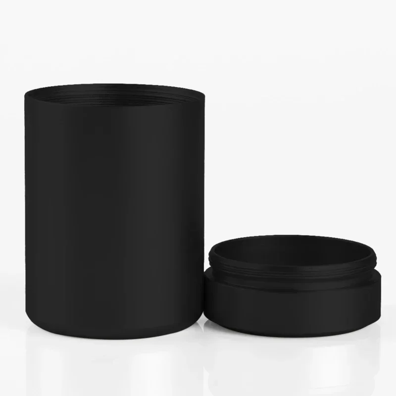 Mini Portable Sealed Jar Travel Moisture-proof Solid Color Nut Candy Food Storage Container Tea Can Metal Box Stainless Steel