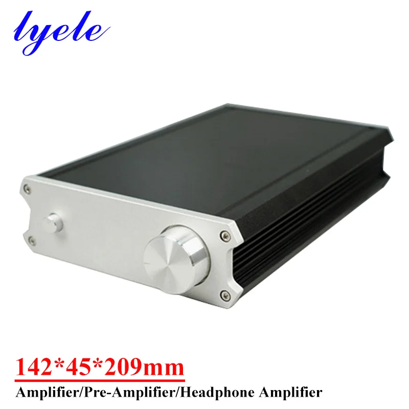 14245209mmAllaluminumPowerAmplifierChassisPreampHeadphone