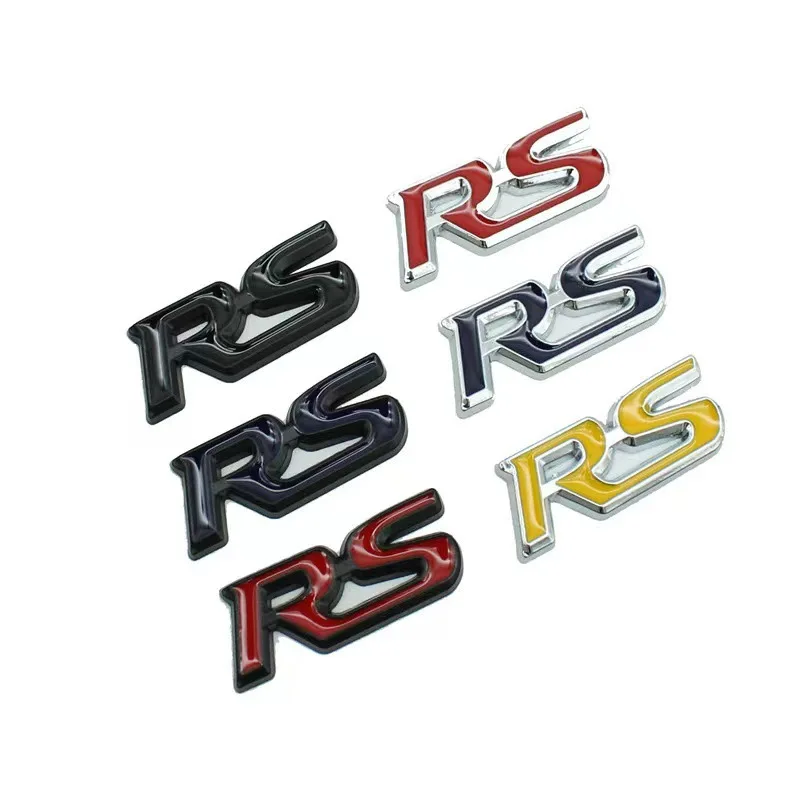 3D Metal Logo Emblem Badge Steering Wheel Cover Sticker Accessories