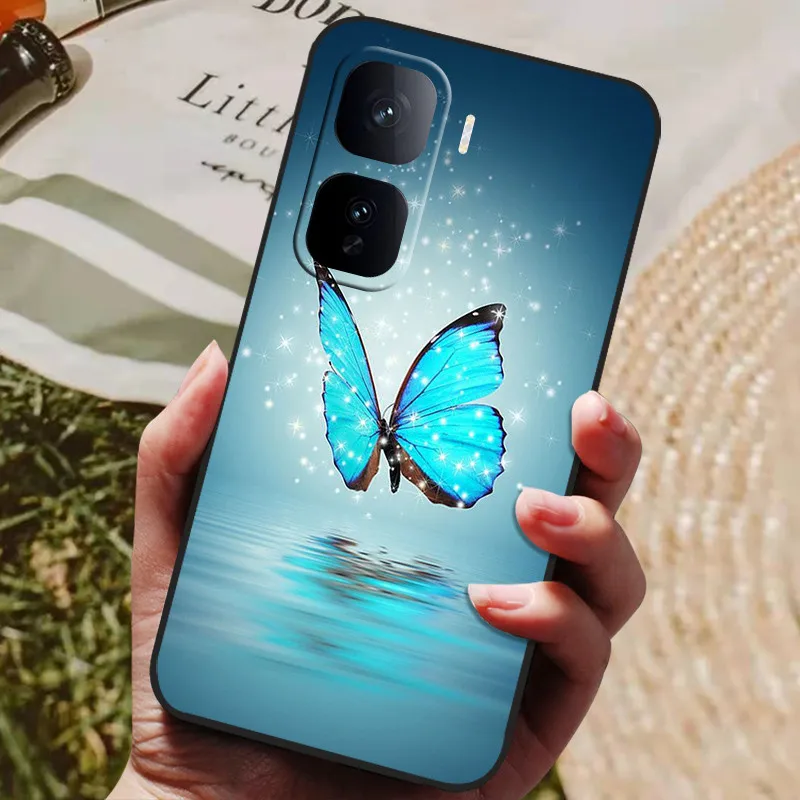 Cute Cat TPU Soft Silicone Protective Case Cover - Painted Design for VIVO IQOO Neo 10 Series