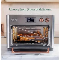 Couture Oven with 14 essential cooking modes,  WiFi & Smart Connected, Voice Control, Countertop Small Appliances, Steel Silver 2