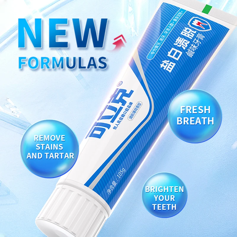 Sea salt Whitening Teethpaste Deep Cleaning Of Teeth Calculus Removal Adult Oral Care Protect gums dental calculus remover tooth powder