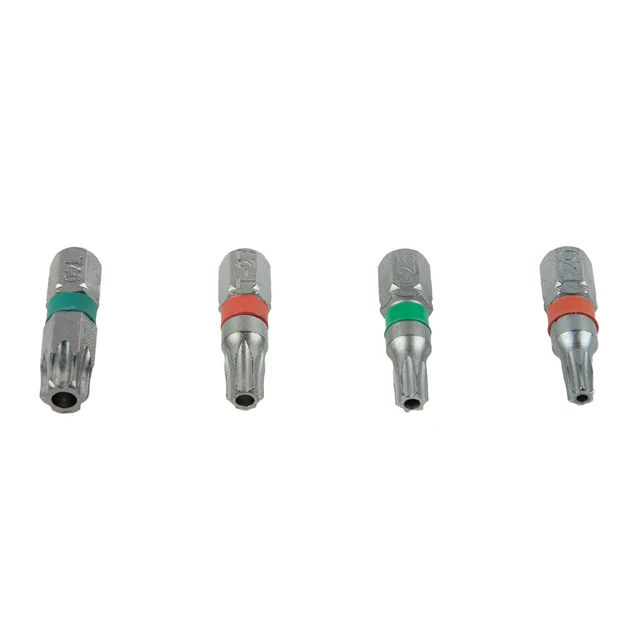 4Pcs 25mm T6-T40 Magnetic Torx Screwdriver Bits Set Electric Screwdriver Head T6 T8 T15 T20 T25 T27 T30 T35 T40 Hand Tool 5