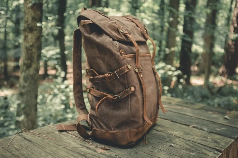 Waxed Canvas | Everyday Backpack — A Well Worn Story