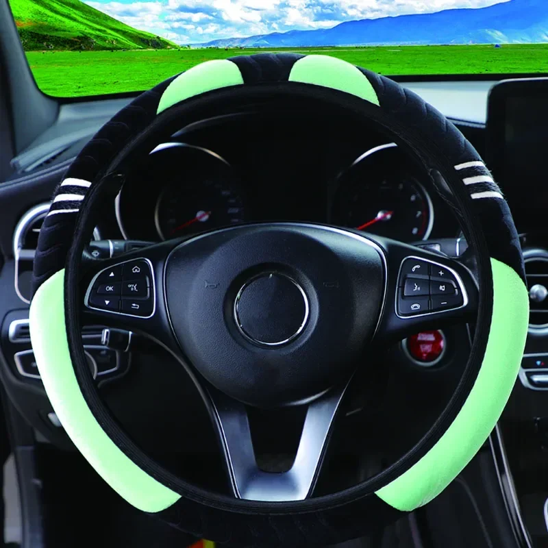 Plush Car Steering Wheel Cover for Winter