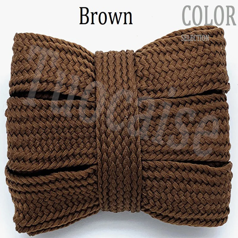 Premium 20mm Thick Flat Colored Soft Shoelaces