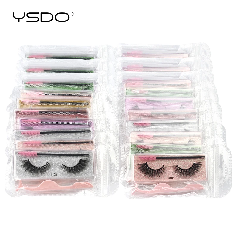Mink False Eyelashes Wholesale Natural Fake Lashes