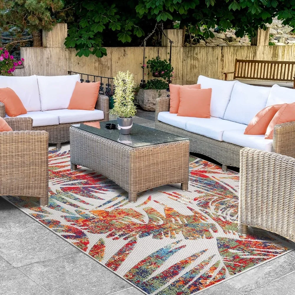 

Outdoor Area Rug 5' 2" X 7' 2", Floor Cover, Outdoor Area Rug