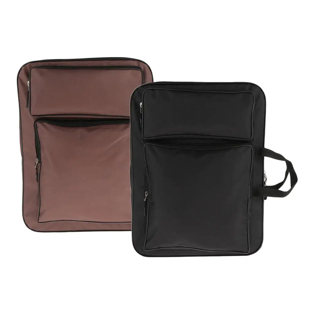 Canvas Artist Portfolio Tote Backpack  For Art Supplies Storage 6