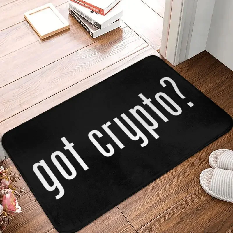 

Got Crypto Door Floor Kitchen Bath Mat Anti-Slip Outdoor Bitcoin Blockchain Doormat Bedroom Balcony Entrance Carpet Rug