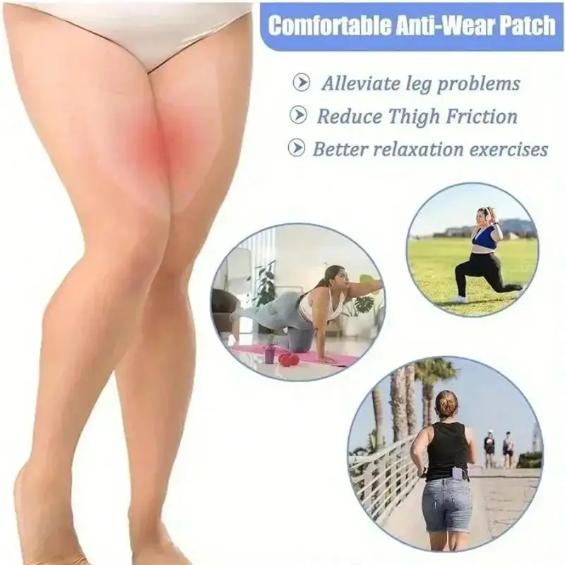 10 Stück Anti-Reibungs-Patches, unsichtbar, wasserdicht, Beinschutz, Spandex-Körperpflaster für Fitness, Laufen, Sport – Detail 9