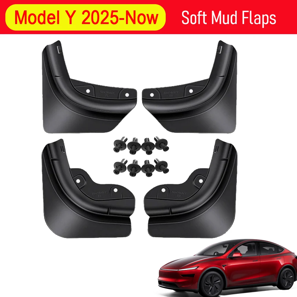 Tesla Accessories All-Weather Splash Guards - No-Drill Mud Flaps