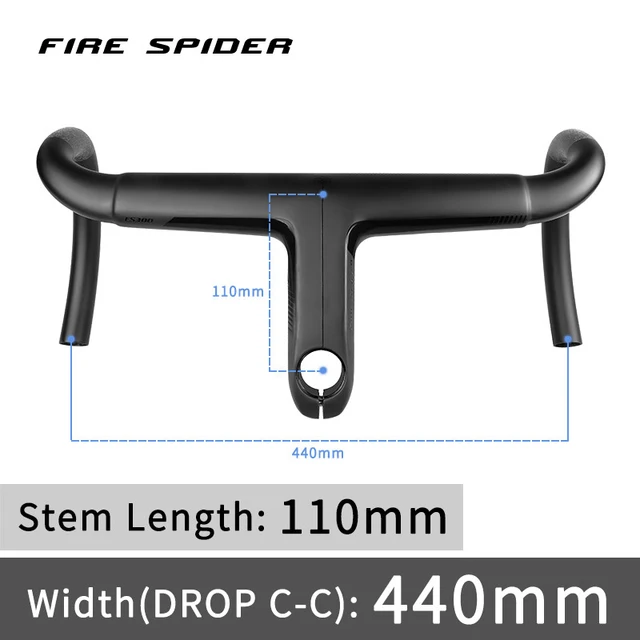 FIRE SPIDER フルカーボンロードバイクハンドルバーすべて隠し