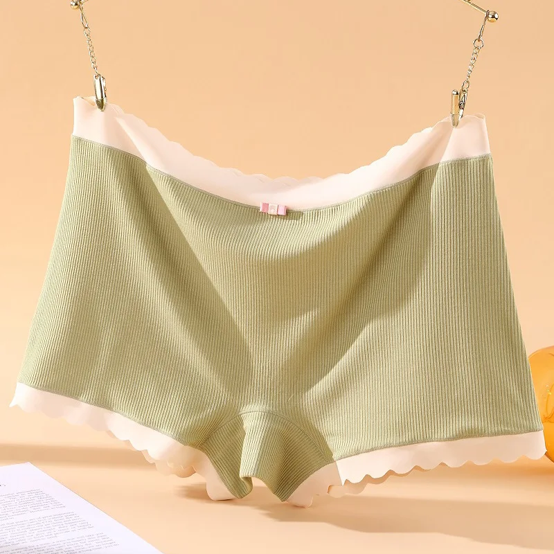 L--2Xl cotton Panties Women's Boxer Pants Plus Size Fashion Traceless Safety Pants Sexy Lace Boxer Woman Underwear high waist panties seamless panties cotton panties safety pants lace panties high waist underwear
