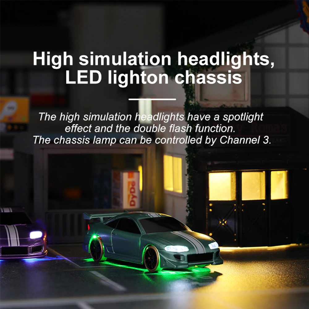 Turbo Racing 1:76 C64 C63 C62 C61 C65 Drift RC Car With Gyro Radio Full Proportional Remote Control Toys RTR Kit For Kid / Adult 5