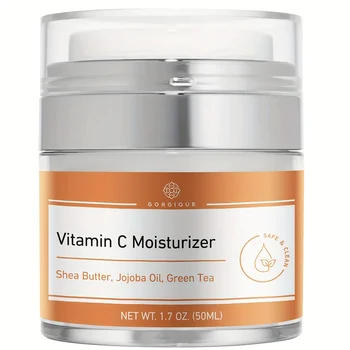 Vitamin C Face Cream for More Radiant-Looking Complexion Made with Hydrating Shea Butter and Jojoba Oil