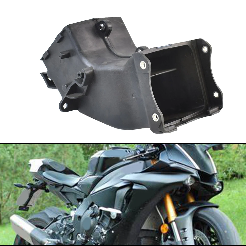 

1pc Ventilation Pipe Air Intake Tube Duct Pipe Motorcycle For YTR R1 R1M 2015+ ABS Black Intake Duct Motorcycle Products