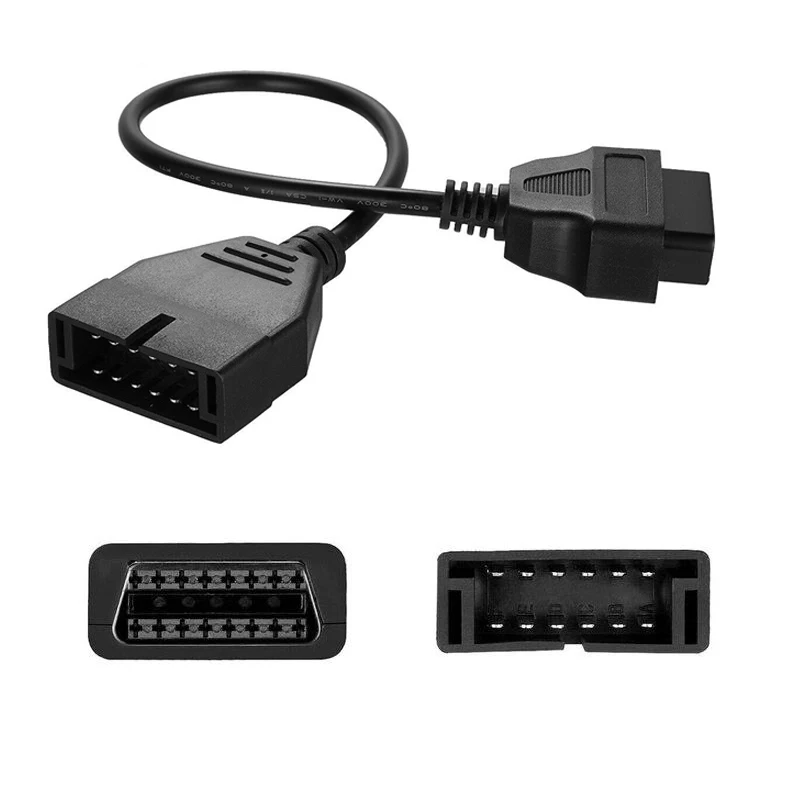 Разъем для GM OBD 12 Pin OBD1 на 16 OBD2 конвертер адаптер кабеля диагностический сканер