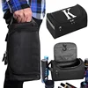Functional Travel Cosmetic Bag Unisex Hanging Makeup Case Necessaries Organizer Storage Pouch Toiletry Bag White Letter Pattern 1