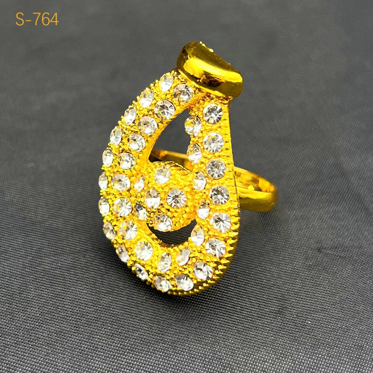 مجموعة مجوهرات مطلية بالذهب للنساء ، قلادة كريستال...