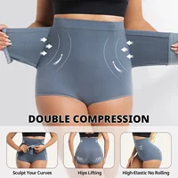 Femmes sans couture taille haute Cincher culotte slips forte Compression Faja Shaperwear ventre contrôle corps Shaper ventre façonnage 2