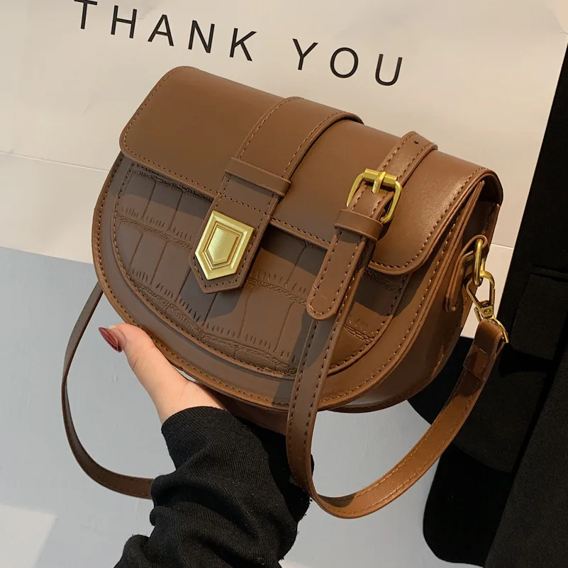 

Handbags For Women 2023 Designer Luxury Bag Woman Casual Women's Saddle Bag Crossbody Bag Pu Leather Tote Bag Shoulder Bags