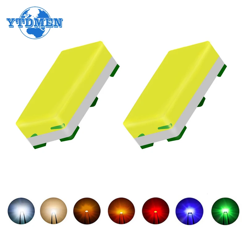 100pcs 0201 Smd Led Diodes Kit Mini Surface Mount Chip Light Emitting