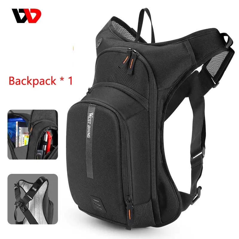 

Light Weight 10L High Capacity Wear-resistant Breathable Hydration System Ergonomic Adjustable MTB Climbing Pouch Bicycle Backpa